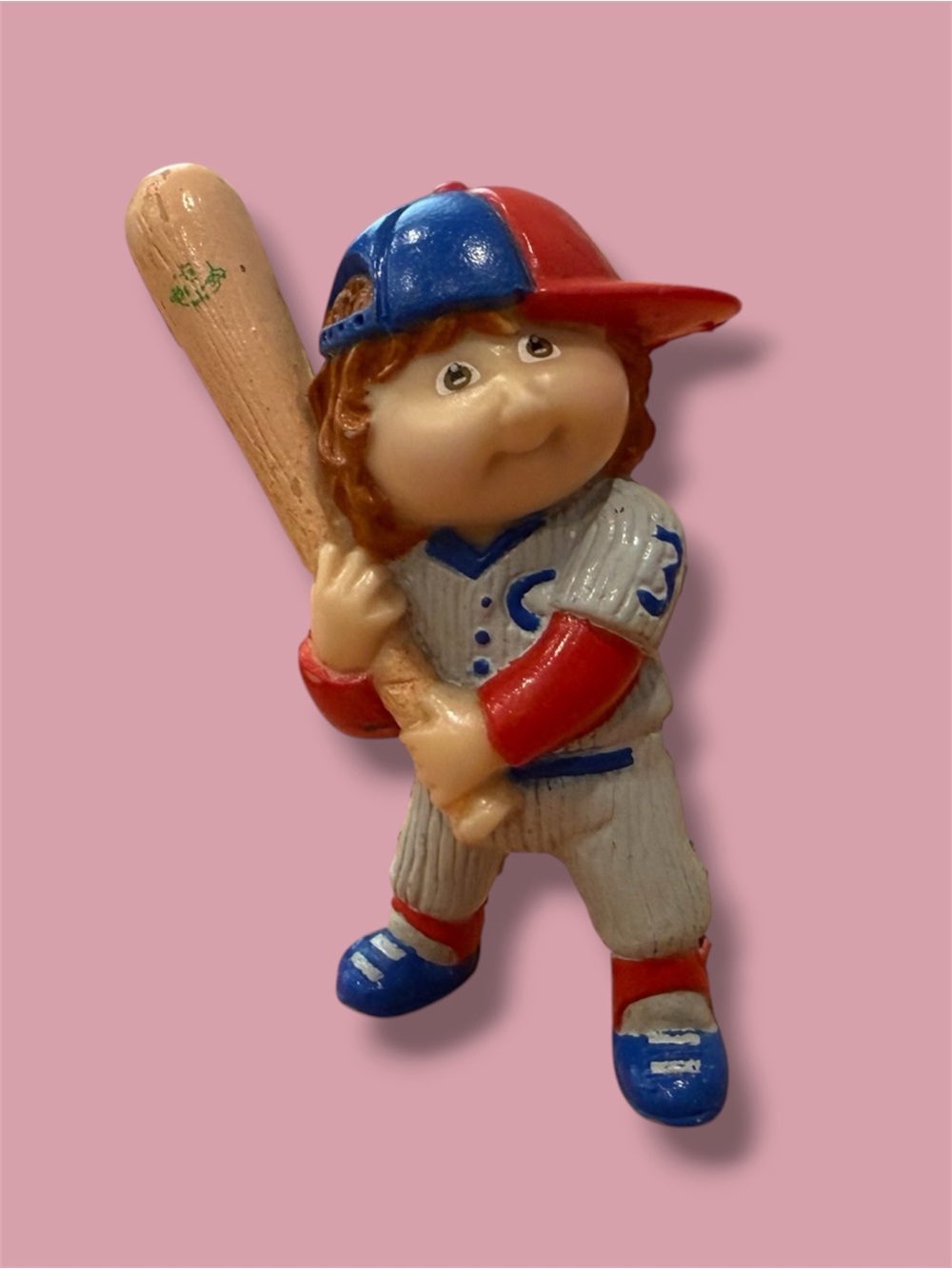 3 for $15 - Cabbage Patch Kids Figurine Kid Playing Baseball